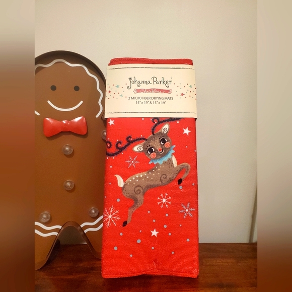 Johanna Parker Reindeer dish drying mats - Picture 1 of 1